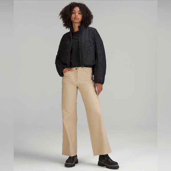 lululemon athletica Pants - NWT, Lululemon, Womens, City Sleek 5 pocket wide leg, Utilitech pants, size 28